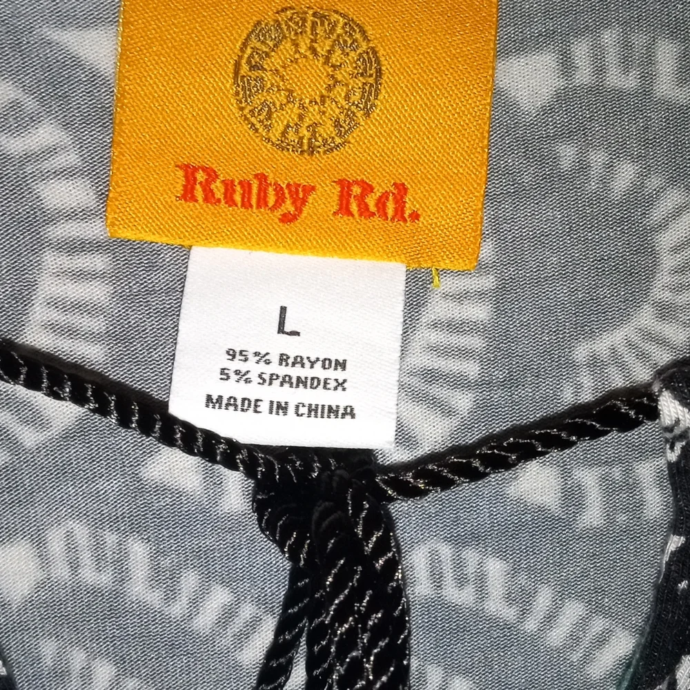 Ruby Rd Top,Ruby Rd long sleeve Top size L - Picture 6 of 6